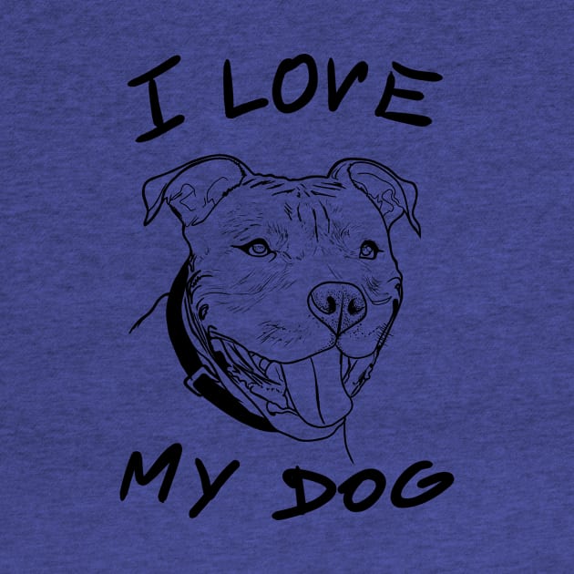 I love my dog by Hot-Mess-Zone